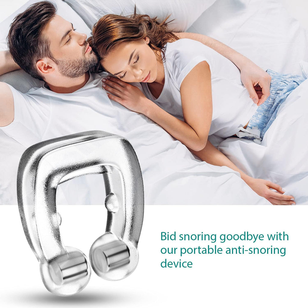 Bangbrek Anti Snoring Devices - Siline Magnetic Anti Snoring Nose Clip, Snoring Solution - fortable Nasal to Relieve Snore(4 PCS)