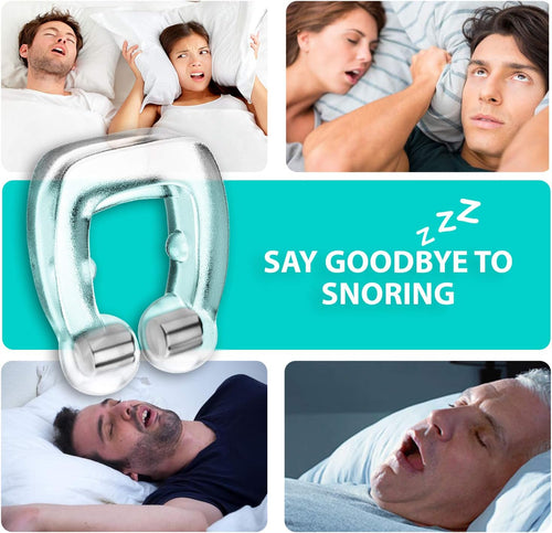 Bangbrek Anti Snoring Devices - Siline Magnetic Anti Snoring Nose Clip, Snoring Solution - fortable Nasal to Relieve Snore(4 PCS)