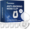 Bangbrek Anti Snoring Devices - Siline Magnetic Anti Snoring Nose Clip, Snoring Solution - fortable Nasal to Relieve Snore(4 PCS)
